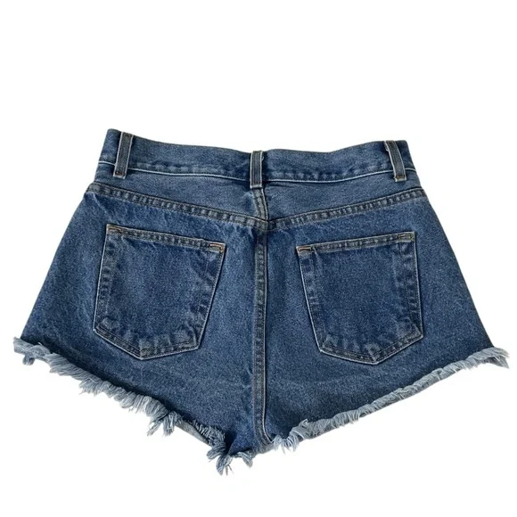 John Galt California Brandy Melville High Rise Denim Jean Shorts size Medium - Picture 2 of 7